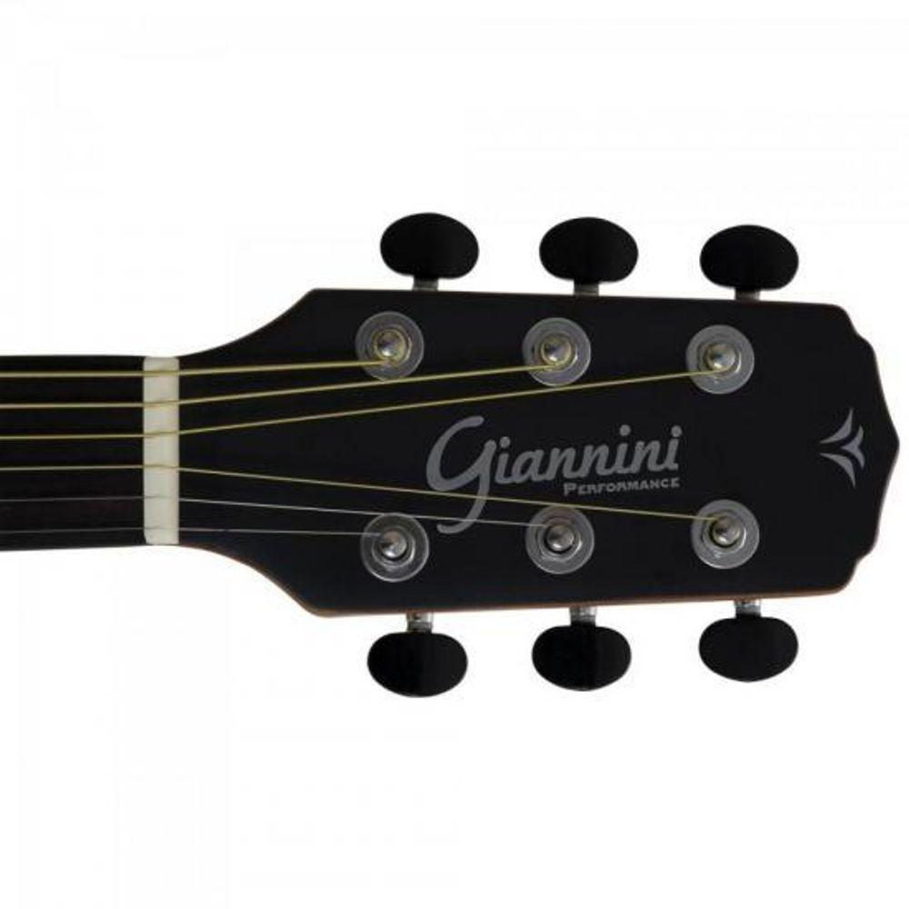 Violão Giannini Gf1d Ceq Eletroacústico Aço Walnut Satin Satin [f002] - 2