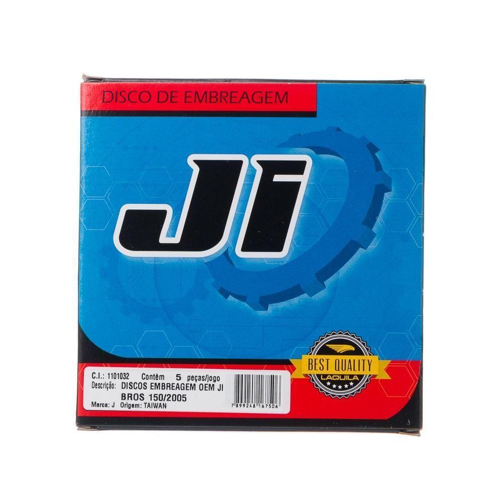 Discos Embreagem Oem Ji (5 Pecas) Bros 150- 2005 [f016] - 2