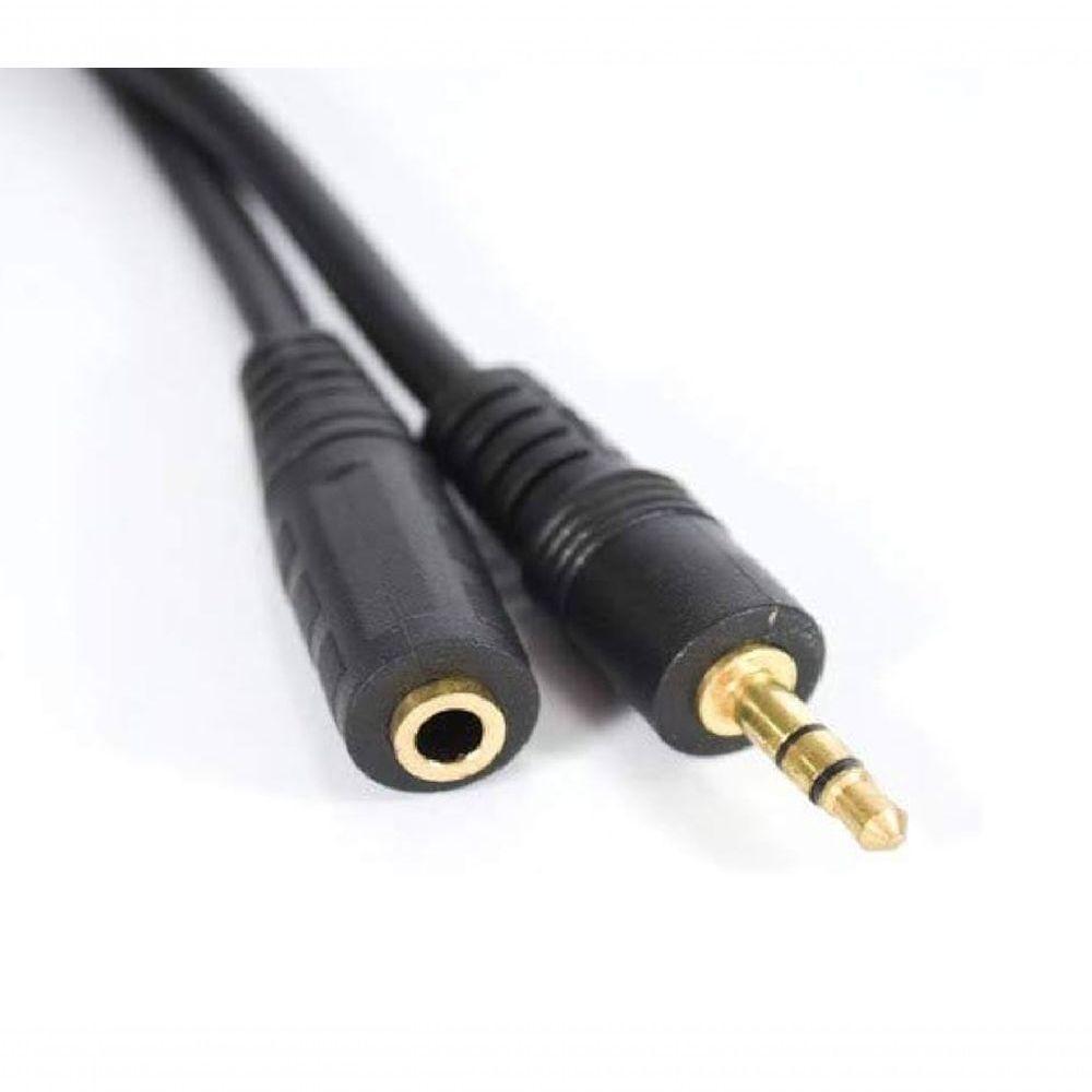 Cabo Extensao Fone De Ouvido Plug P2 Estereo - 5mts - 1