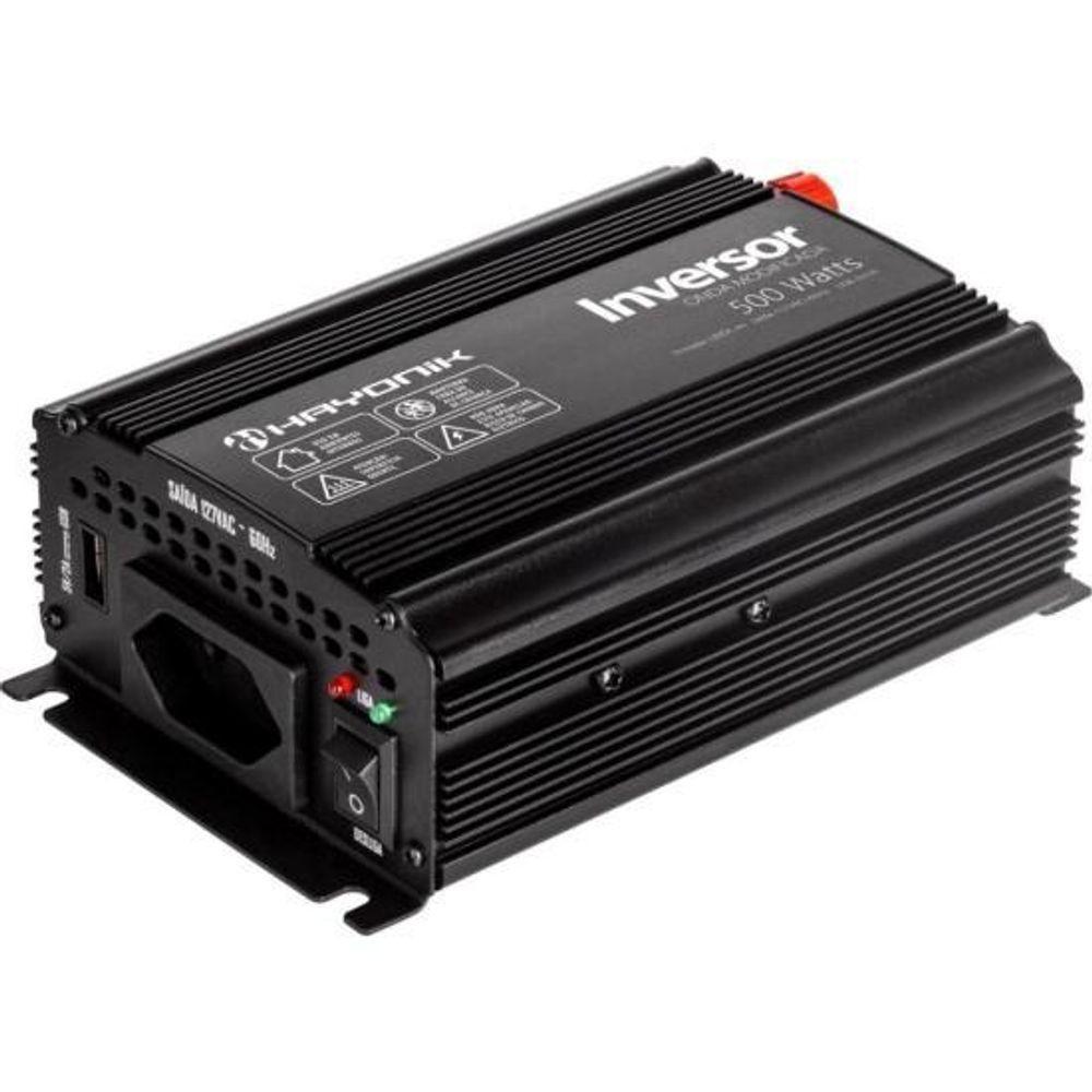 Inversor De Onda Modificada 500w 12vdc-127v Pw11-7 Off Grid Hayonik [f003] - 3