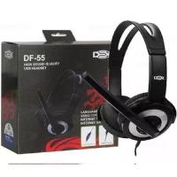Fone De Ouvido Headset Usb Com Microfone Df-55 - 1
