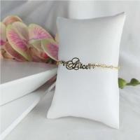 Pulseira Com Corrente De Coração E Nome Folheado Em Ouro 18k [f027] - 3