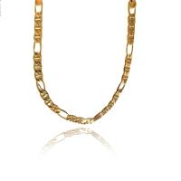 Pulseira Corrente Com Elo Sequenciado Folheado Em Ouro 18k [f027] - 1