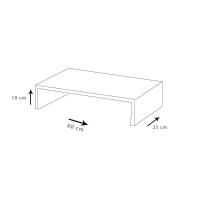 Suporte Para Monitor Em Mdf Branco [f031] - 5