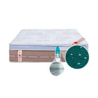 Cama Box Baú Solteiro: Colchão c/Vibro Massagem Castor Magnético Premium + Base CRC Courano Clean(88x188) - 5