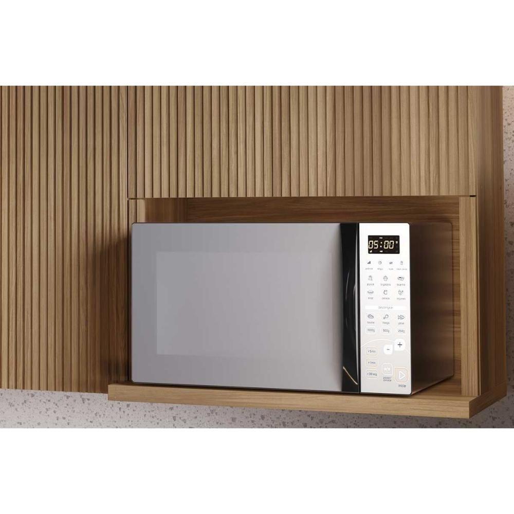 Armário de Cozinha Modulado Completa Rainha 4 Peças Branca/Nature - Nesher - 8