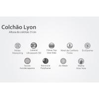 Cama Box Baú Solteiro: Colchão Molas Herval Maxspring Lyon + Base CRC Courano Clean(88x188) - 4