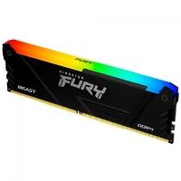 Memória Gamer Kingston Fury Beast, 16gb, Ddr4, 3200mhz, Cl16, Rgb - Kf432c16bb12a-16 - 2