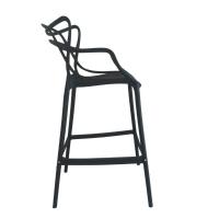 Banqueta Allegra Preta - Kit Com 3 - 4