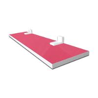 Prateleira Linha Furta-cor Em Mdf Com Borda De Pvc Branco 20x15 Cm [f031]