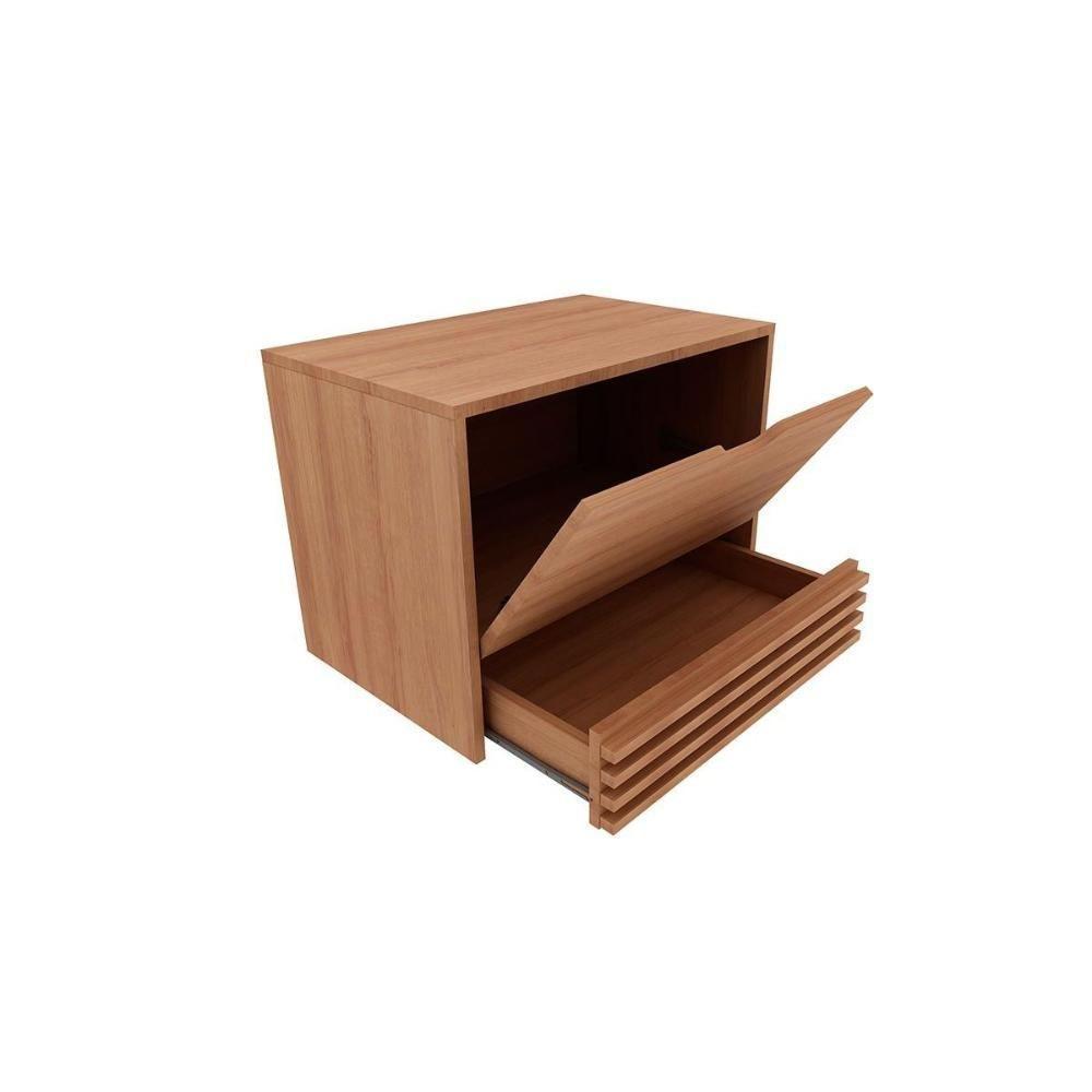 Gabinete de Banheiro BN3613 cor Amêndoa - Tecno Mobili - 3