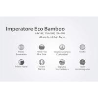 Colchão Queen Molas Ensacadas Visco   MasterPocket Imperatore Eco Bamboo Euro Pillow (158x198x34) - Herval - 7