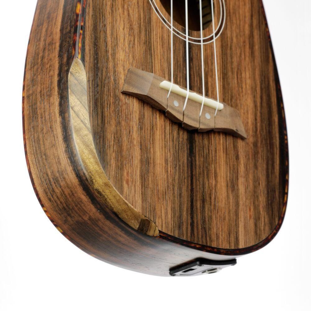 Ukulele Moani Mauna Pineapple Concerto 23\' Ebony Com Bag [f035] - 7