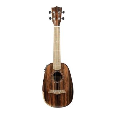 Ukulele Moani Mauna Pineapple Concerto 23\' Ebony Com Bag [f035]