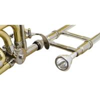 Trombone De Vara Com Rotor Tb 200vr Laqueado Dourado Com Case New York [f097] - 3