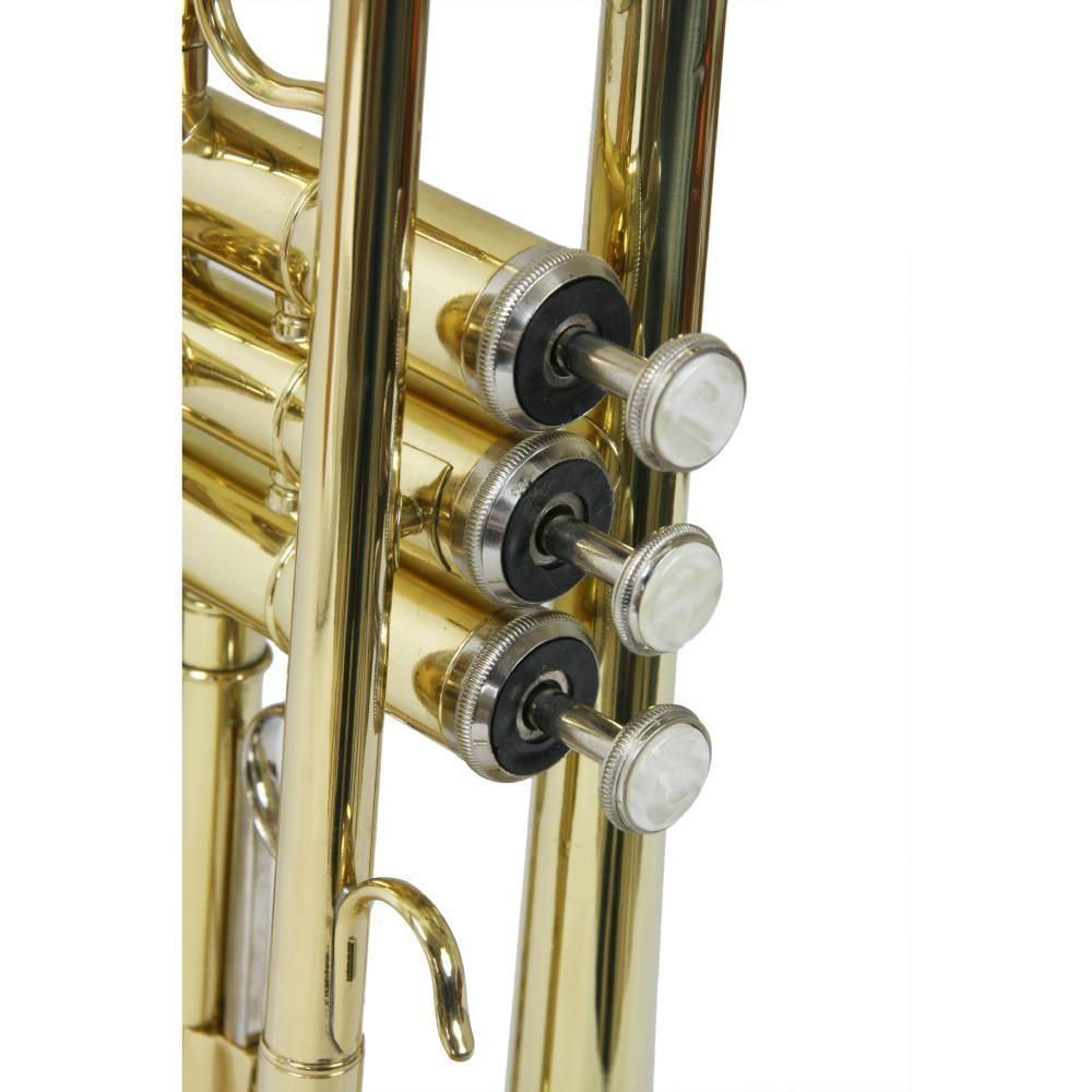 Trompete Tp 200 Laqueado Dourado Com Case New York [f097] - 8
