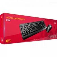 Kit Teclado E Mouse C3tech K-w60bk Sem Fio [f002] - 2