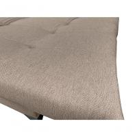 Sofá Cama Versátil 3 Lugares Império Reclinável Casal Pés De Alumínio Linho Bege 201 - 2