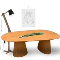 Mesa De Jantar Organica Tripper Em Freijo 244x137cm - 2