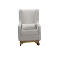 Poltrona De Amamentação Sofá E Balanço Retro áquila C- Puff Bege - Anjo De Casa - 3