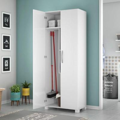 Armário Multiuso Para Lavanderia Com 2 Portas Nt4015 Notável Branco New