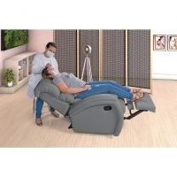 Poltrona Reclinável Imperial Zero Wall Papai Mamãe Com Assento De Elevação Corano Cinza 312 - 2
