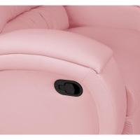 Poltrona Reclinável Imperial Zero Wall Amamentação Com Assento De Elevação Corano Rosa 309