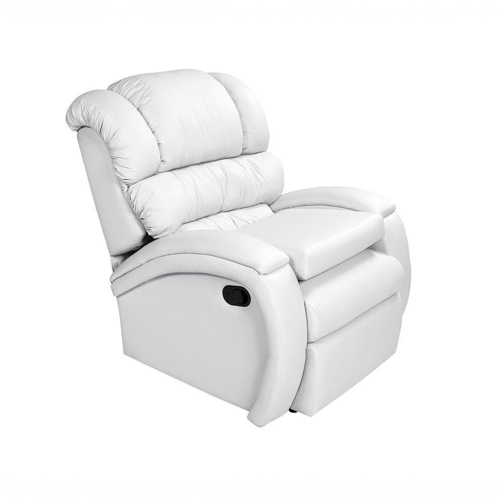 Poltrona Reclinável Imperial Zero Wall Papai Mamãe Com Assento De Elevação Corano Branco 036 - 1