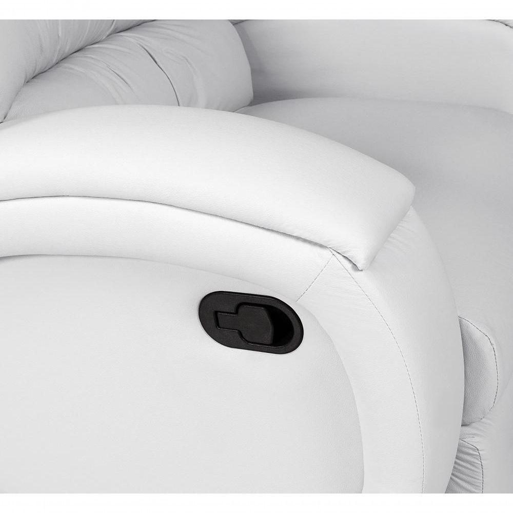 Poltrona Reclinável Imperial Zero Wall Papai Mamãe Com Assento De Elevação Corano Branco 036 - 8