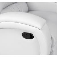 Poltrona Reclinável Imperial Zero Wall Papai Mamãe Com Assento De Elevação Corano Branco 036 - 8