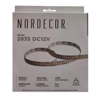 Fita Led Ip20 20w 3000k 12v 240 Leds Nordecor - 1