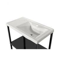 Gabinete Suspenso Em Aço Bombinhas Para Banheiro Estilo Industrial Com Cuba - 2