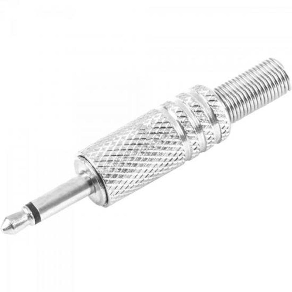 Plug P2 Mono Níquel Com Mola Pgpd0005 Prata Storm - Pct - 50 [f002] - 1