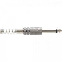 Plug P10 Mono Metal Niquelado Com Mola Genérico Storm - Pct - 50 [f002] - 1