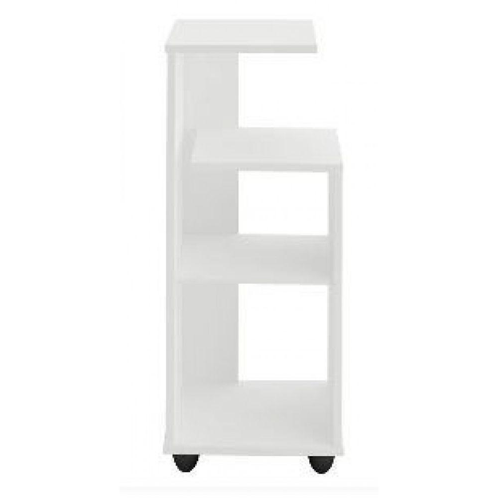 Mesa Lateral Para Telefone Em Mdf Branco - 1