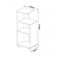 Mesa Lateral Para Telefone Em Mdf Preto - 2