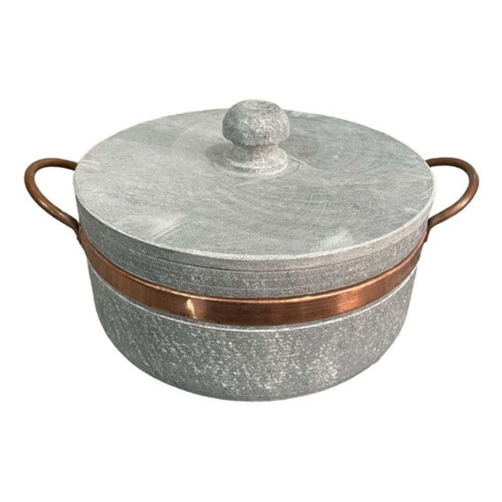 Kit Panela + Frigideira De Pedra Sabão - 6