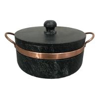 Kit Panela + Frigideira De Pedra Sabão - 2