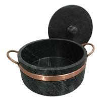 Kit Panela + Frigideira De Pedra Sabão - 5