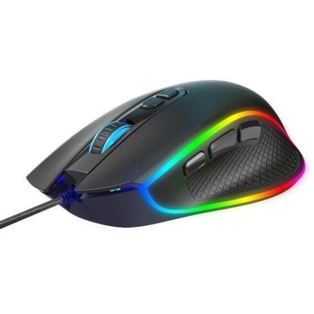Mouse Gamer Fortrek Cruiser New Edition 12000 Dpi Rgb Preto [f002] - 4
