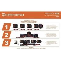 Kit De Som Para Ambiente Hayonik Ambience 4000 V2 Preto [f002] - 3