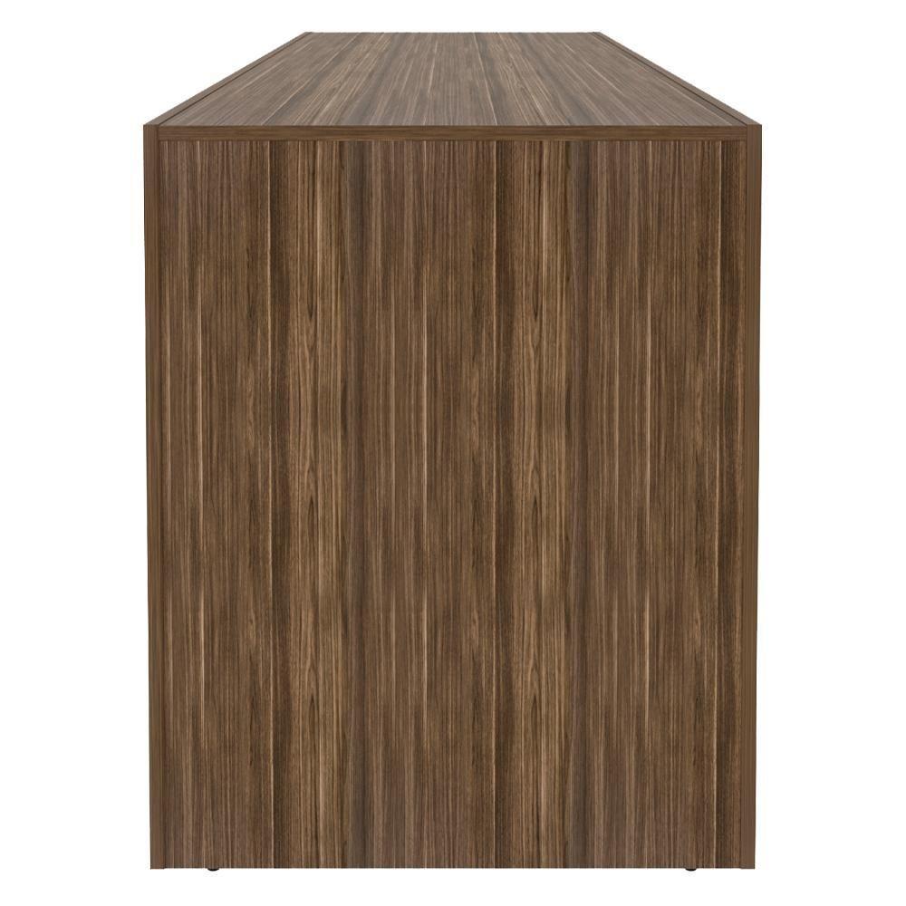 Escrivaninha Mesa Escritorio 180 Cm Me4185 Nogal Tecno Mobili Nogal - 8