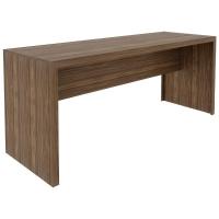 Escrivaninha Mesa Escritorio 180 Cm Me4185 Nogal Tecno Mobili Nogal - 1