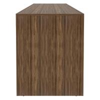 Escrivaninha Mesa Escritorio 180 Cm Me4185 Nogal Tecno Mobili Nogal - 8