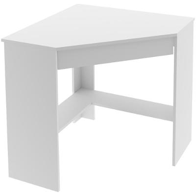 Mesa para Escritório de Canto Me4169 1 Gaveta MDP 76.5cm Branco
