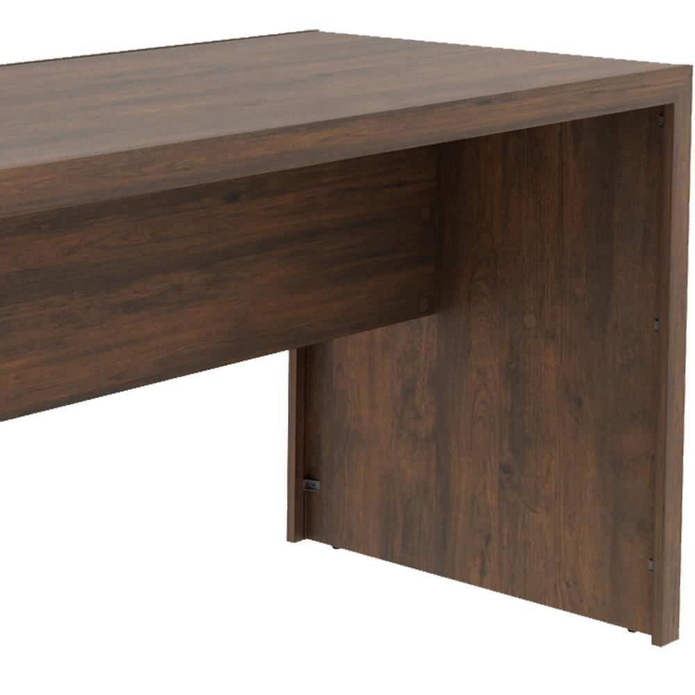Escrivaninha Mesa Escritorio 180 Cm Me4185 Rustico Tecno Mobili Rustico - 8