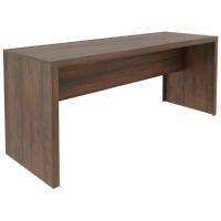 Escrivaninha Mesa Escritorio 180 Cm Me4185 Rustico Tecno Mobili Rustico - 1