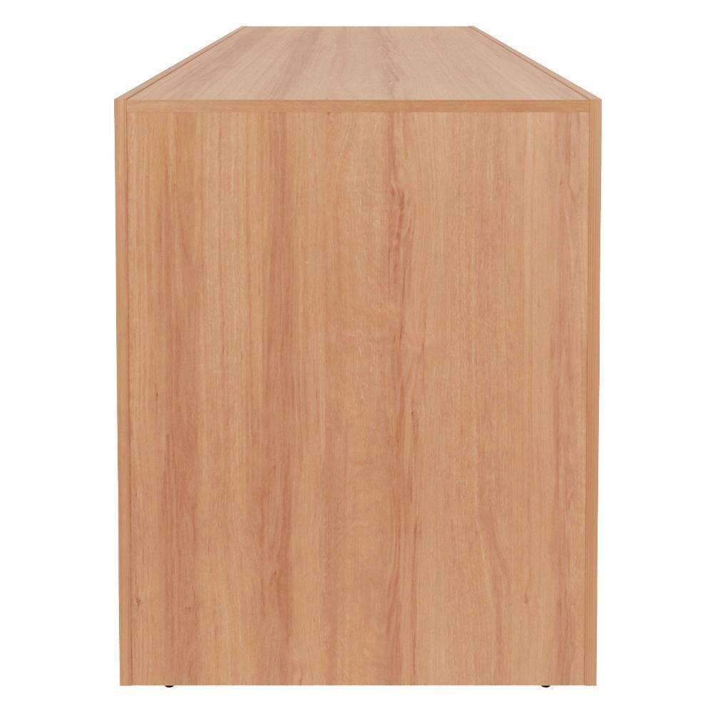 Escrivaninha Mesa Escritorio 180 Cm Me4185 Amendoa Tecno Mobili Amendoa - 2