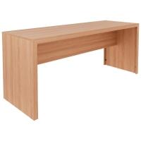 Escrivaninha Mesa Escritorio 180 Cm Me4185 Amendoa Tecno Mobili Amendoa - 1