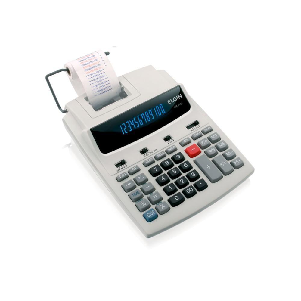 Calculadora Com Bobina 12 Digitos Cr Mr-6124 Elgin [f108] - 1